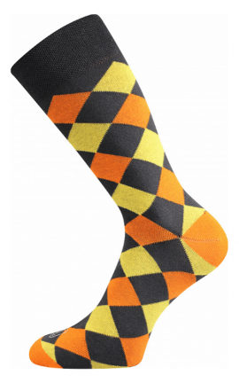 Bunte Socken in jede Gesellschaft orange 1
