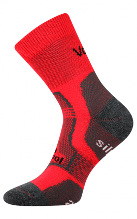 Sportsocken ins Gebirge Rot