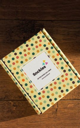 Geschenkbox mit 3 Paar Socken