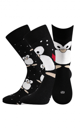 Bunte Socken Pinguin